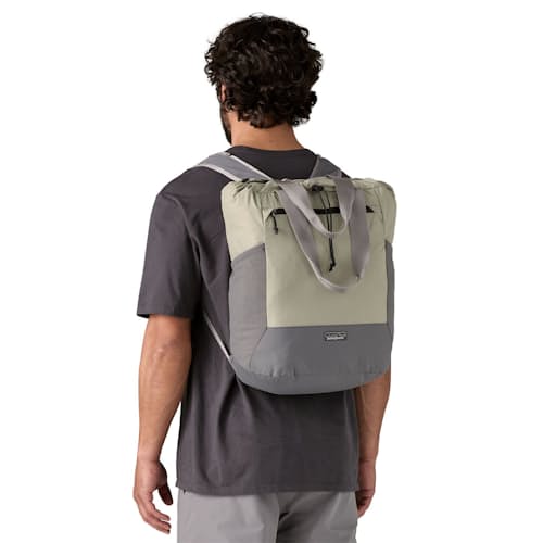 on model image of Terravia Tote Pack