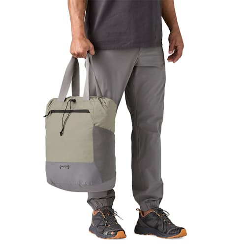 on model image of Terravia Tote Pack