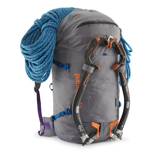 laydown image of Ascensionist Climbing Pack 55L
