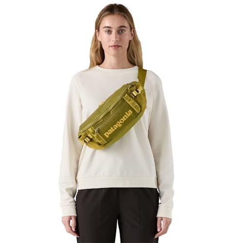 on model image of Black Hole Waist Pack 5L