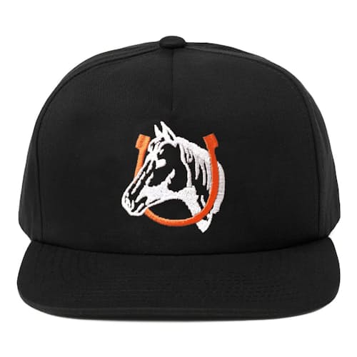 laydown image of Horse Shoe Logo Hat