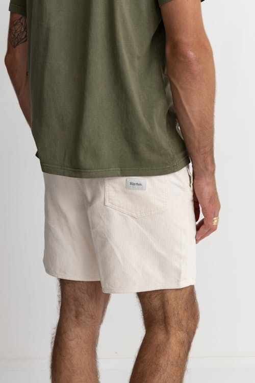on model image of Cord Jam Short - 6"