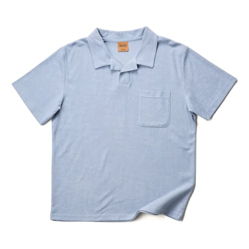 laydown image of Vintage Terry Polo