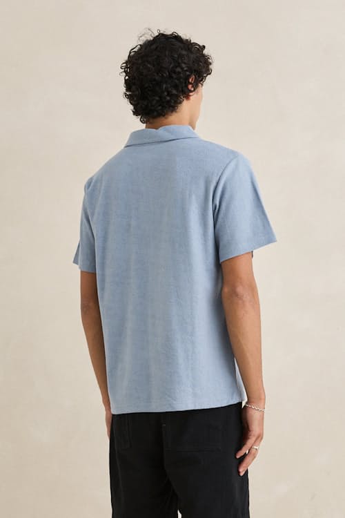 on model image of Vintage Terry Polo