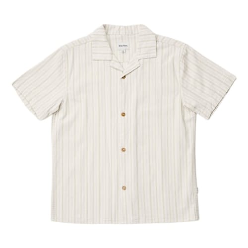 laydown image of Vacation Stripe Short Sleeve Shirt