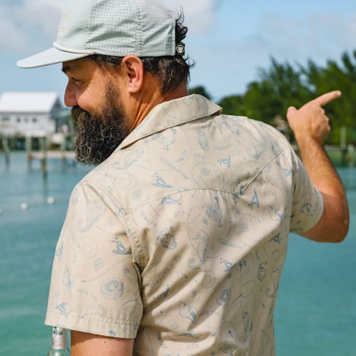 lifestyle image of H Bar B Short Sleeve Snapshirt