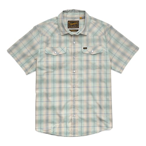 laydown image of H Bar B Short Sleeve Snapshirt