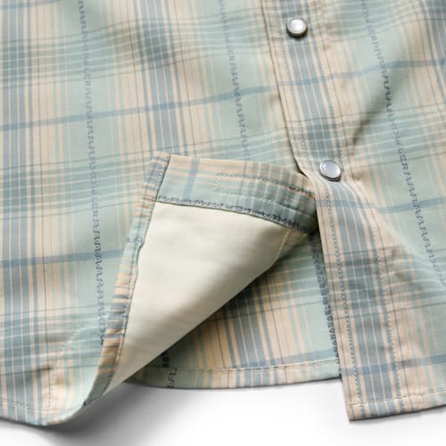 laydown detail image of H Bar B Short Sleeve Snapshirt