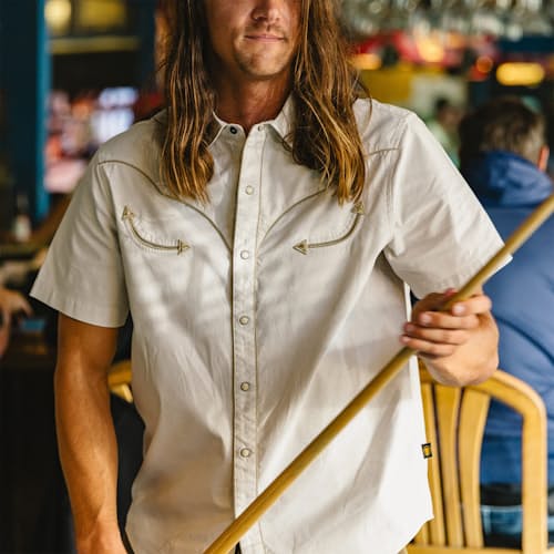 lifestyle image of Broncbuster Short Sleeve Snapshirt