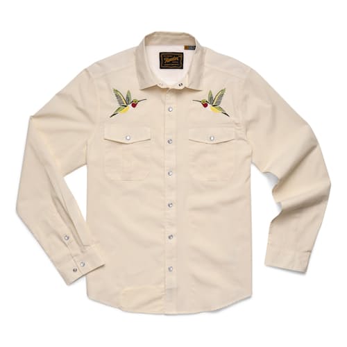 laydown image of Gaucho Long Sleeve Snapshirt