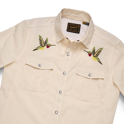 laydown detail image of Gaucho Long Sleeve Snapshirt