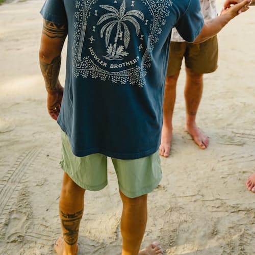 lifestyle image of Salado Hybrid Shorts - 7"