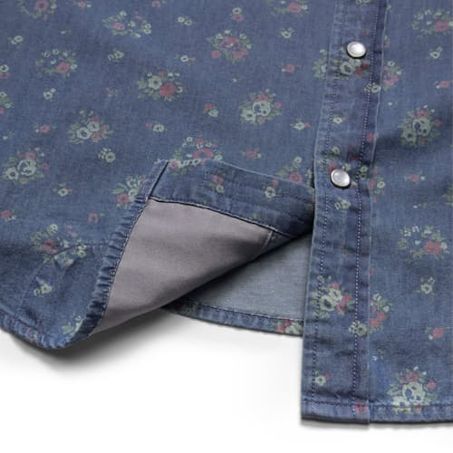 laydown detail image of H Bar B Short Sleeve Snapshirt