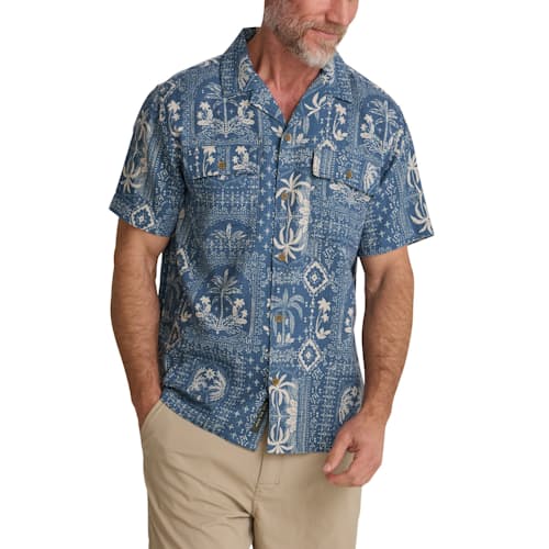 on model image of Shores Club Shirt