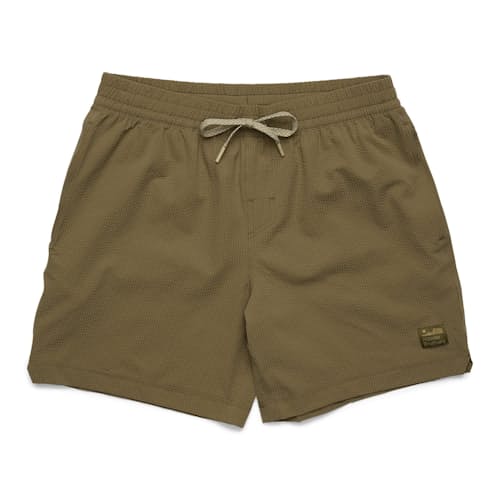 laydown image of Salado Seersucker Shorts - 7"