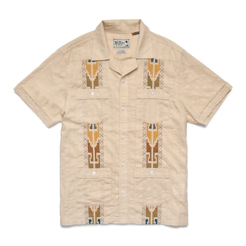 laydown image of Guayabera Shirt