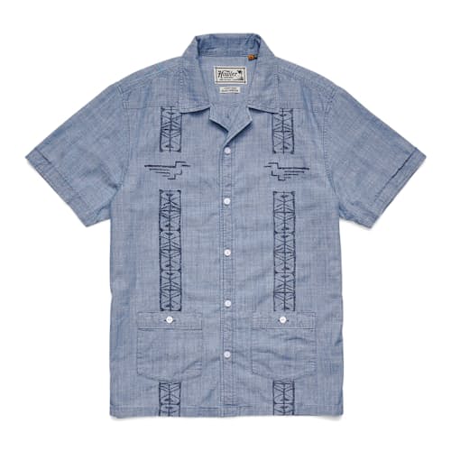 laydown image of Guayabera Shirt