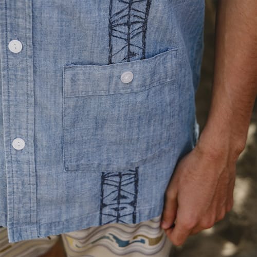 lifestyle image of Guayabera Shirt