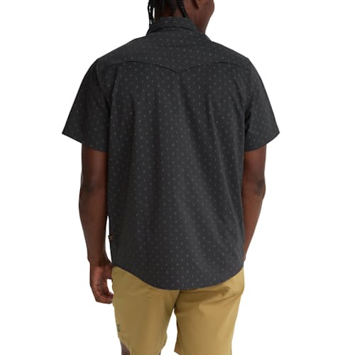 on model image of Open Country Tech Short Sleeve Shirt
