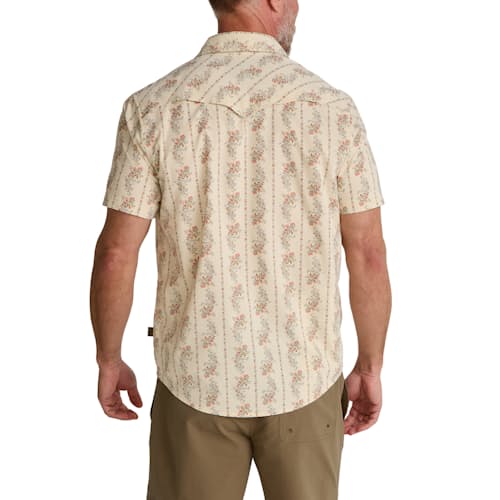on model image of Open Country Tech Short Sleeve Shirt