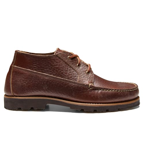 laydown image of Flint and Tinder x Rancourt & Co. Acadia Chukka Boot