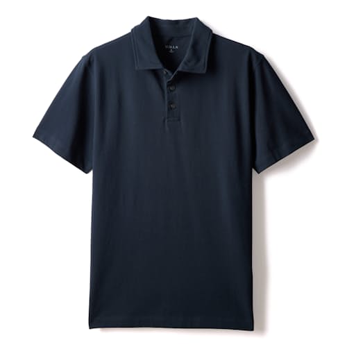 laydown image of Fino Pique Polo