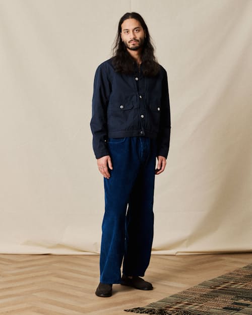 on model image of Yardee Moccasin Loafer