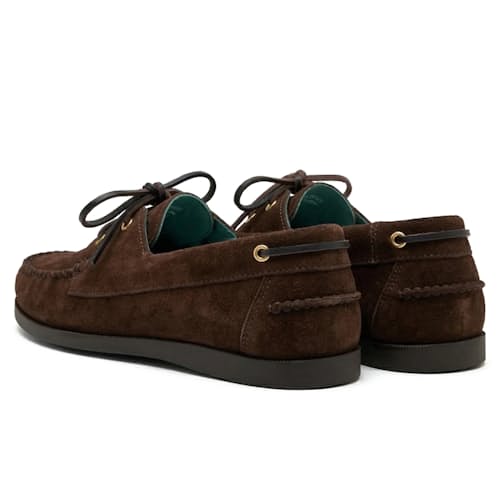 laydown image of Boatman Deck Shoe
