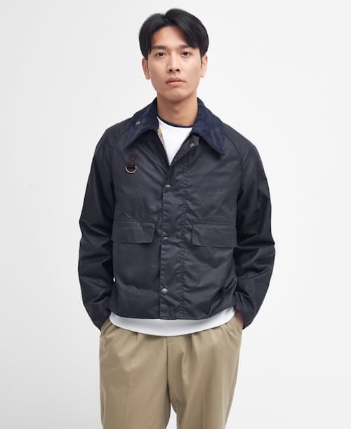 on model image of Spey Jacket