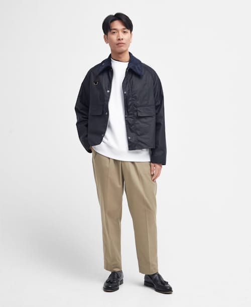 on model image of Spey Jacket