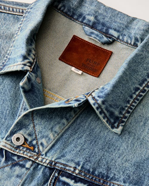 laydown detail image of Denim Trucker Jacket