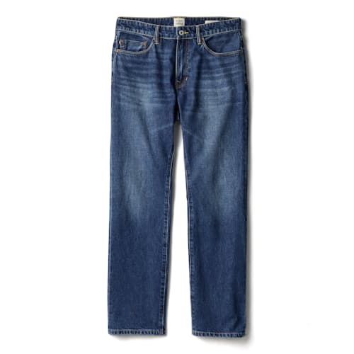 laydown image of Rigid Selvedge Denim - HB Athletic Straight