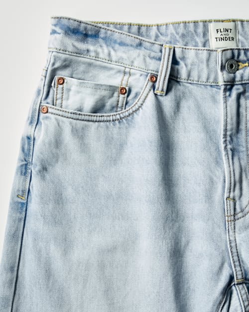 laydown detail image of All Cotton Selvedge Denim - HB Athletic Straight