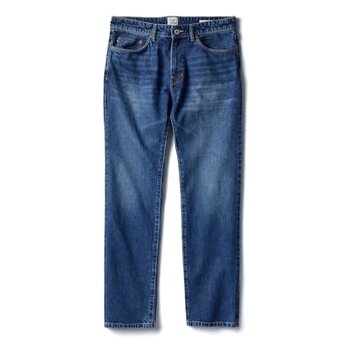 laydown image of Rigid Selvedge Denim - HB Straight