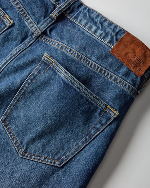 laydown detail image of Rigid Selvedge Denim - HB Straight