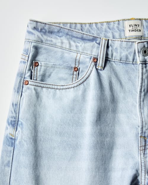 laydown detail image of Rigid Selvedge Denim - HB Straight