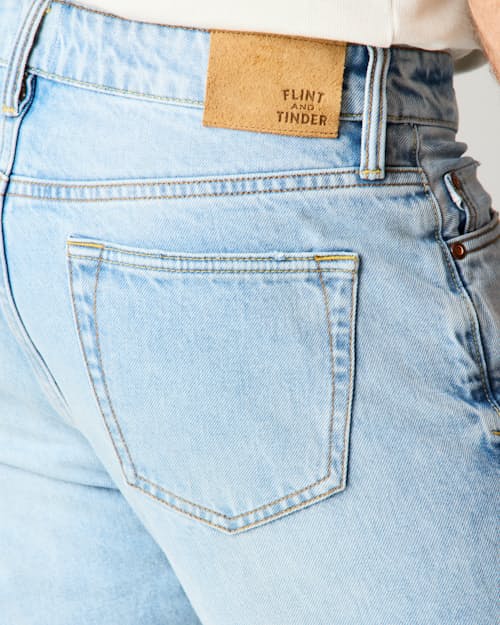 lifestyle image of Rigid Selvedge Denim - HB Straight