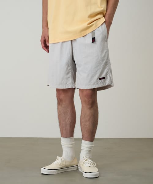 on model image of Nylon Packable G-Short - 9"