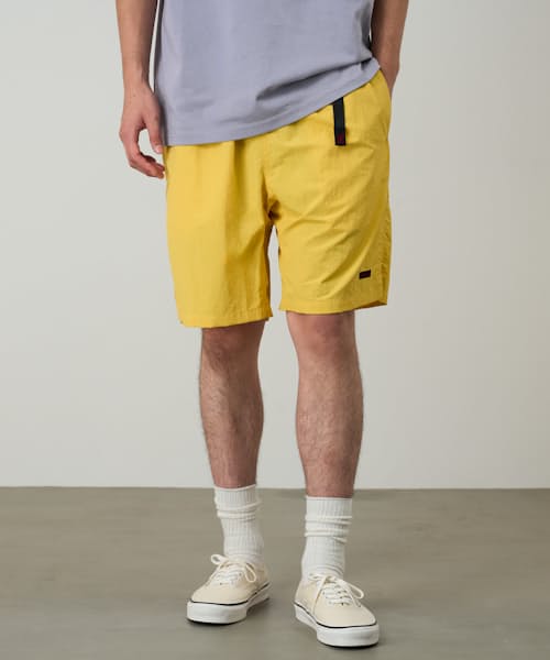 on model image of Nylon Packable G-Short - 9"