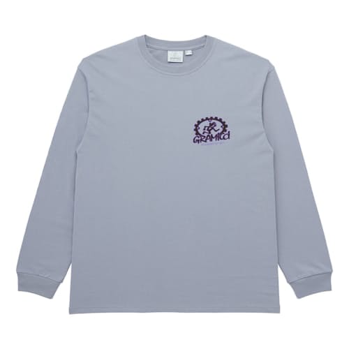 laydown image of Outdoor Long Sleeve Graphic T-Shirt