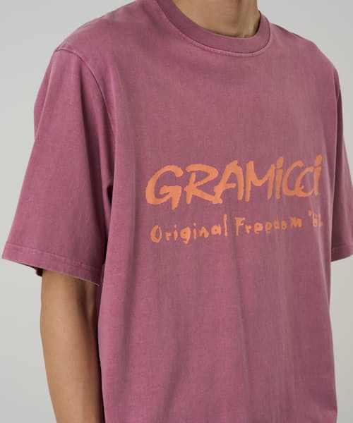 on model image of Outdoor Long Sleeve Graphic T-Shirt