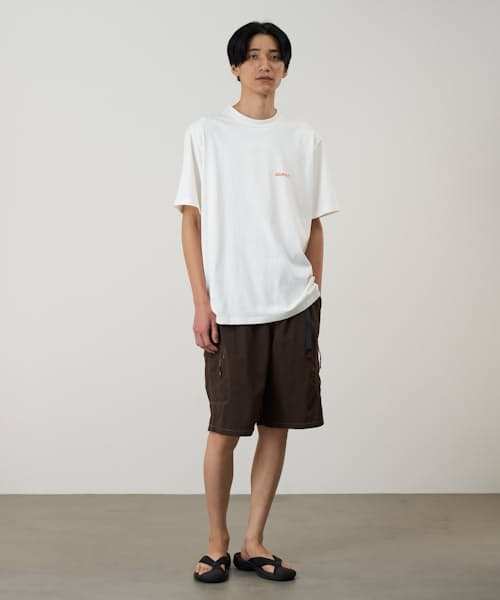 on model image of Outdoor Short Sleeve Graphic T-Shirt