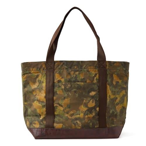 laydown image of Halley Stevenson Kelp Camo Tote
