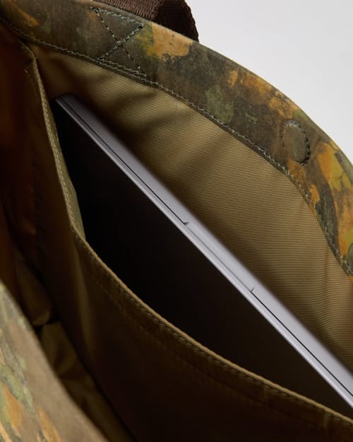 laydown detail image of Halley Stevenson Kelp Camo Tote