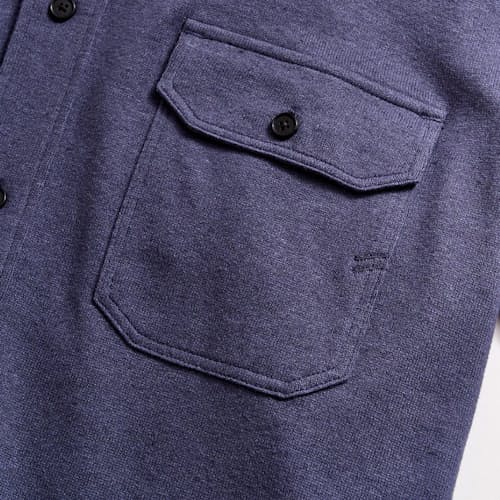 laydown detail image of Short Sleeve Hemp Cotton Knit Shirt