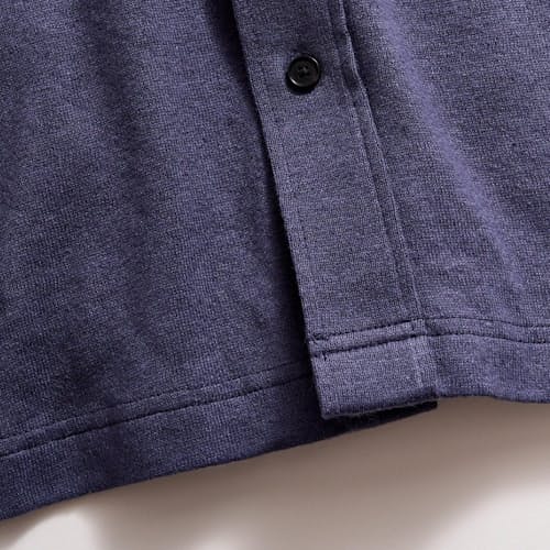laydown detail image of Short Sleeve Hemp Cotton Knit Shirt