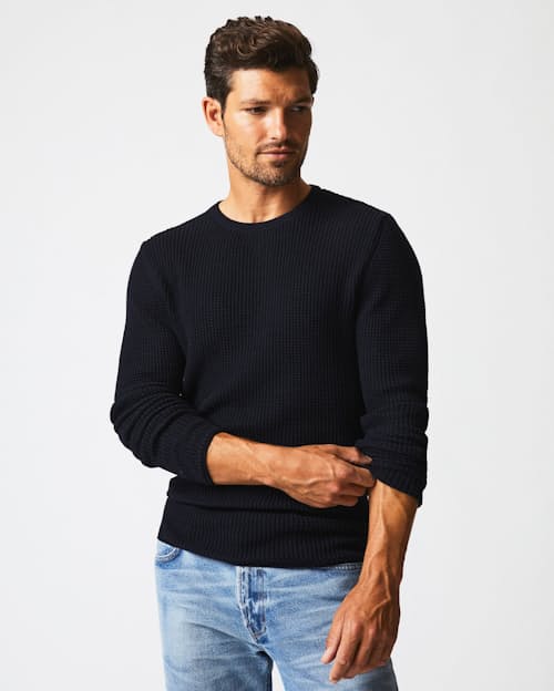 on model image of Mini Waffle Crew