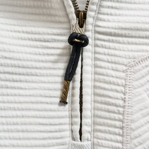 laydown detail image of Quilted Half Zip