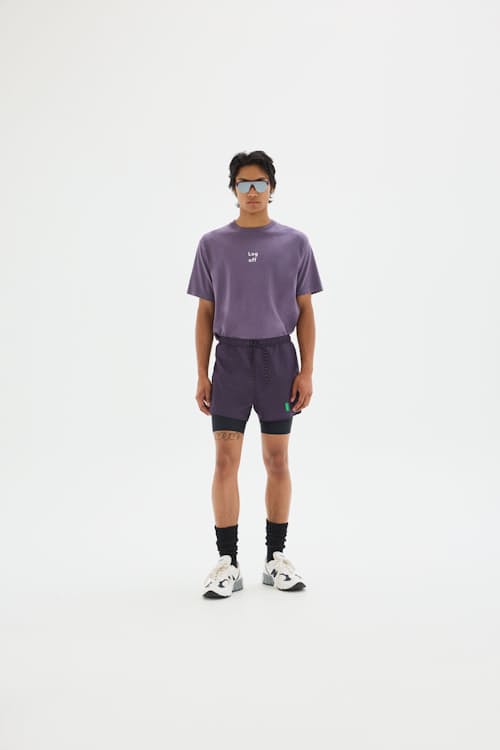 on model image of Ultralight Nylon Trail Shorts