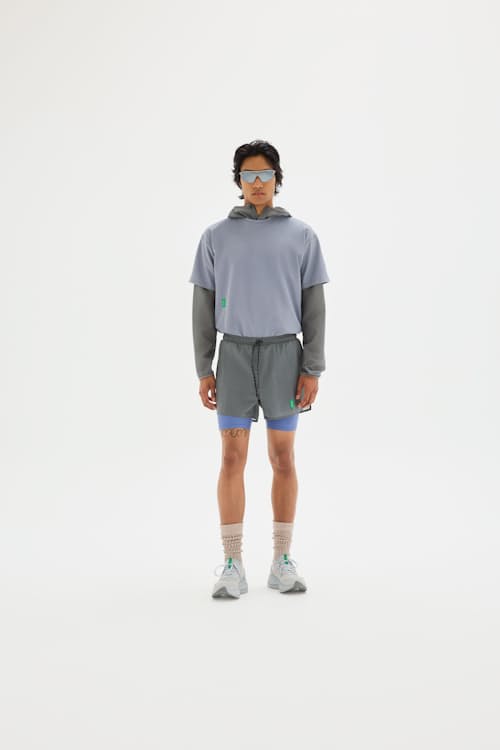 on model image of Ultralight Nylon Wind Jacket